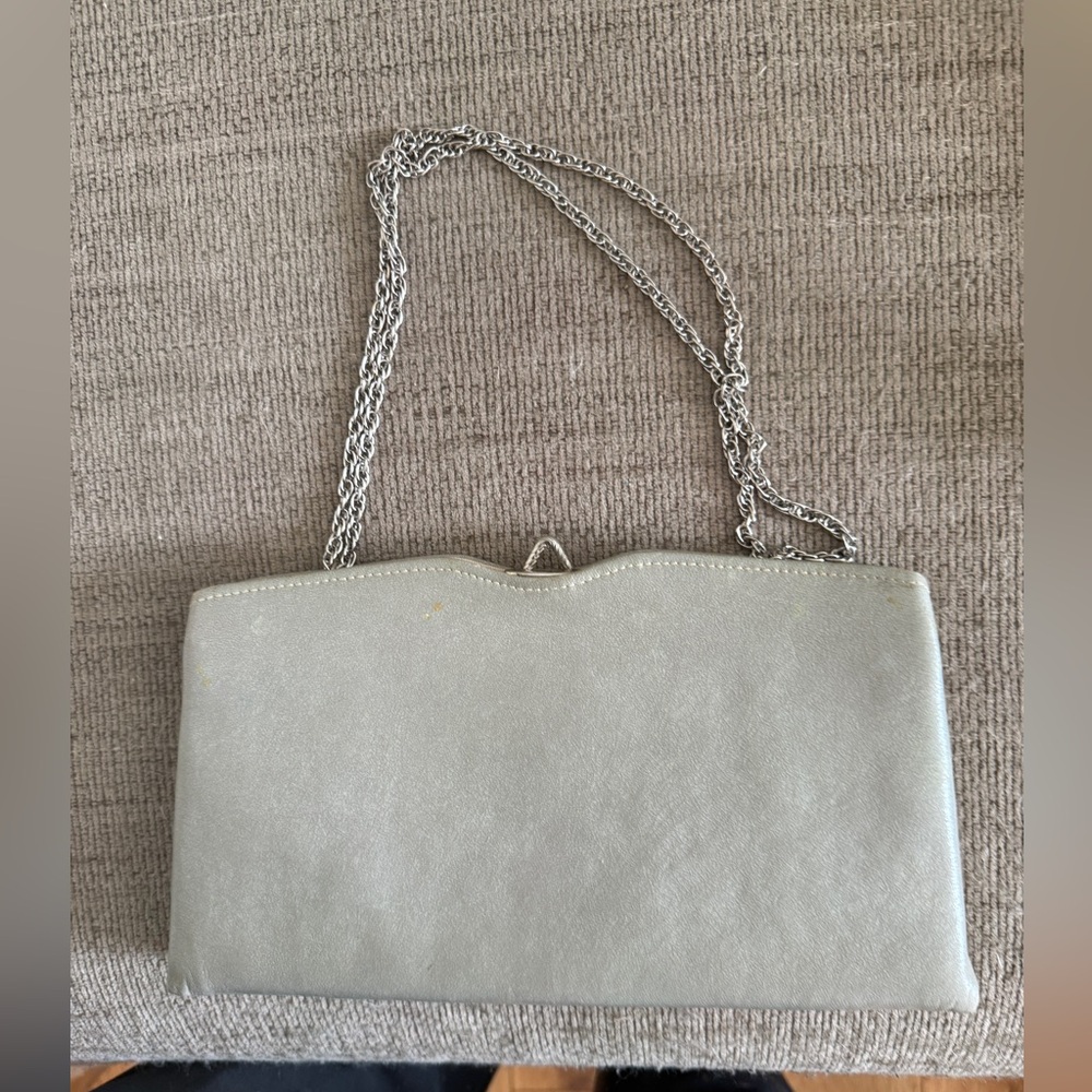 1950’s-60’s Bag Mardane Gray Silver‎ Chain Bag Purse
